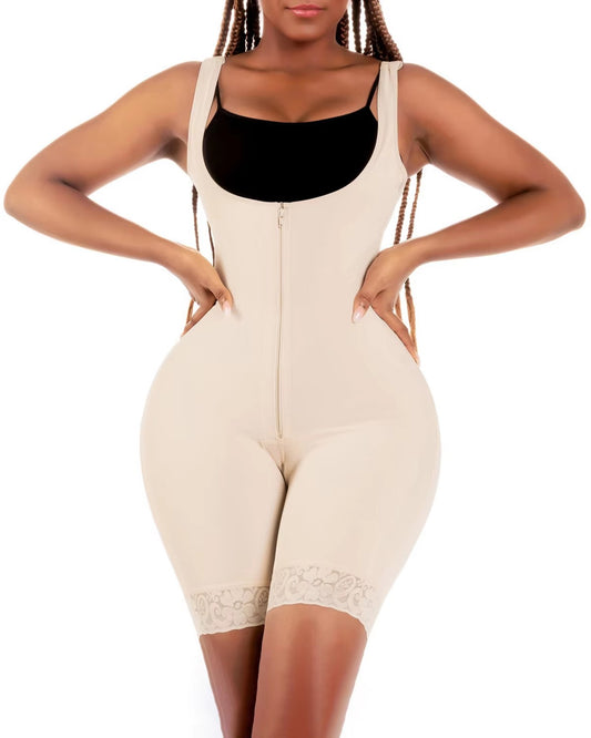 مشدّ مريح، دعم للبطن، ورفع طبيعي للمؤخرة